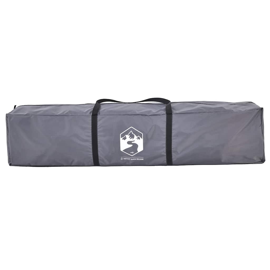 Tenda familiar cúpula 8 pessoas libertação rápida cinza/laranja