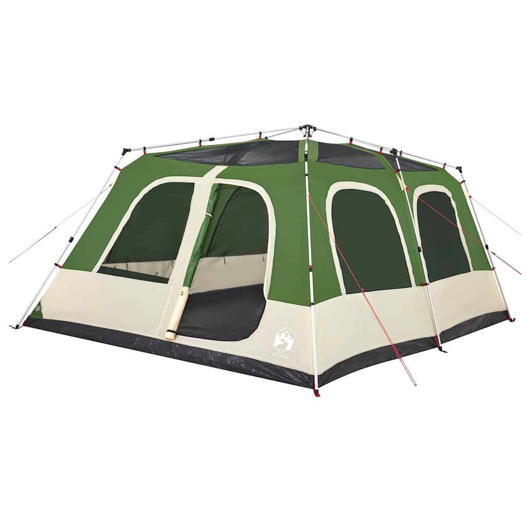 Tenda familiar cúpula para 10 pessoas libertação rápida verde
