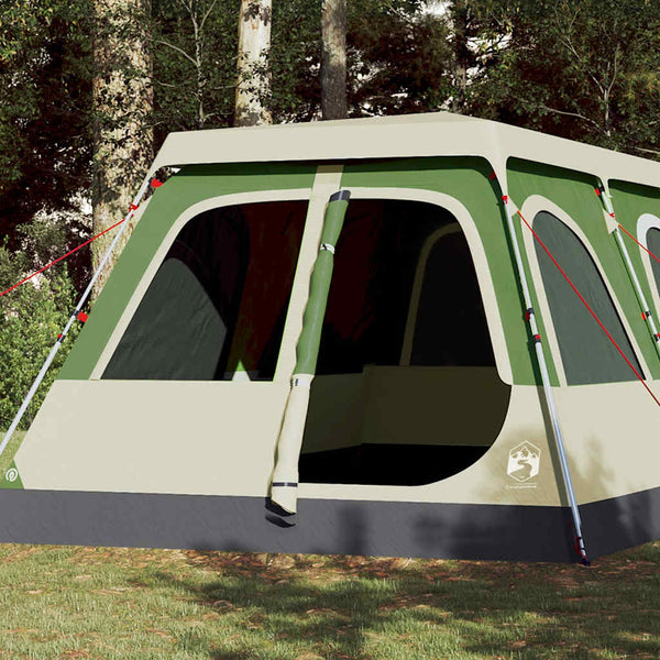 Tenda familiar cúpula para 10 pessoas libertação rápida verde