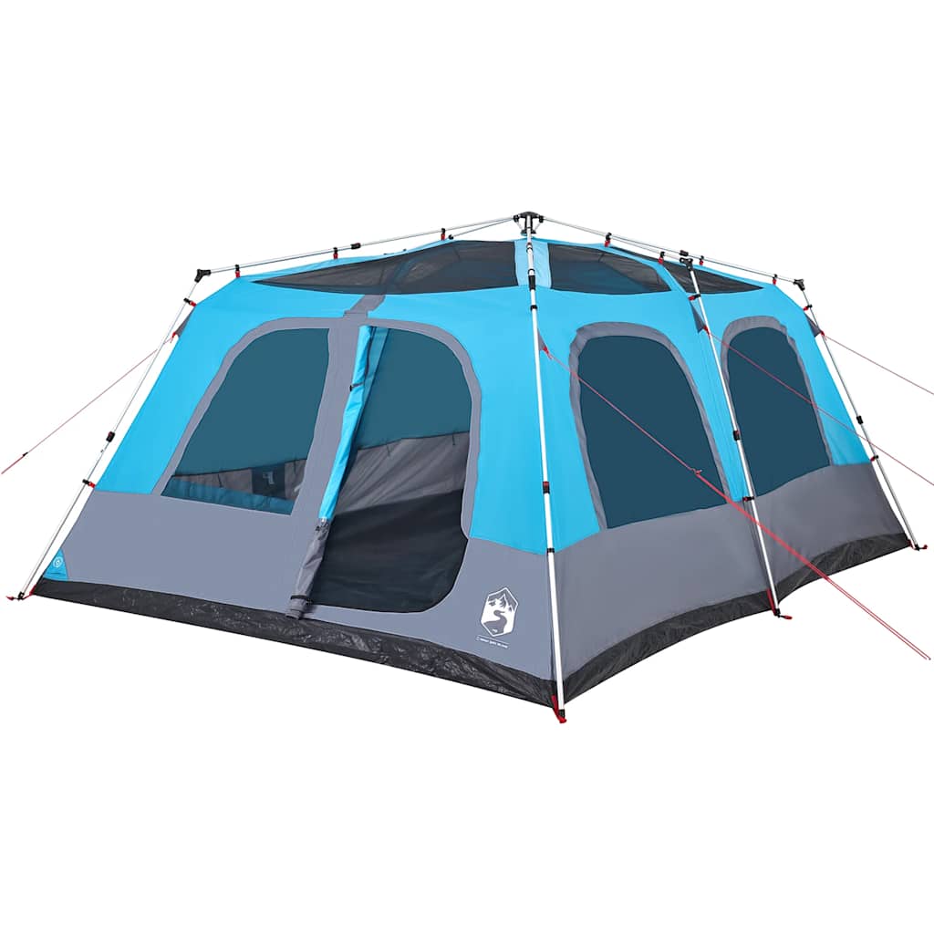 Tenda familiar cúpula para 10 pessoas libertação rápida azul