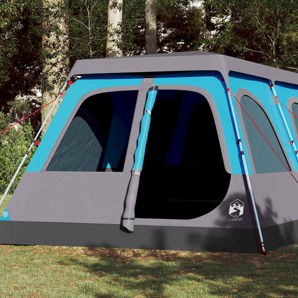 Tenda familiar cúpula para 10 pessoas libertação rápida azul