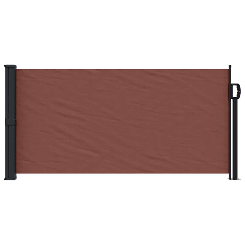 Toldo lateral retrátil 100x300 cm castanho