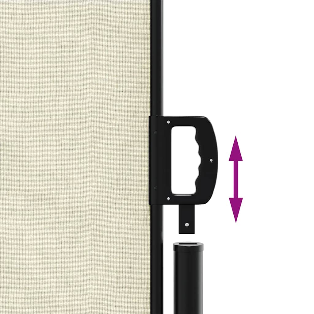 Toldo lateral retrátil 117x300 cm creme