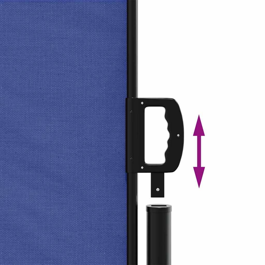 Toldo lateral retrátil 117x300 cm azul