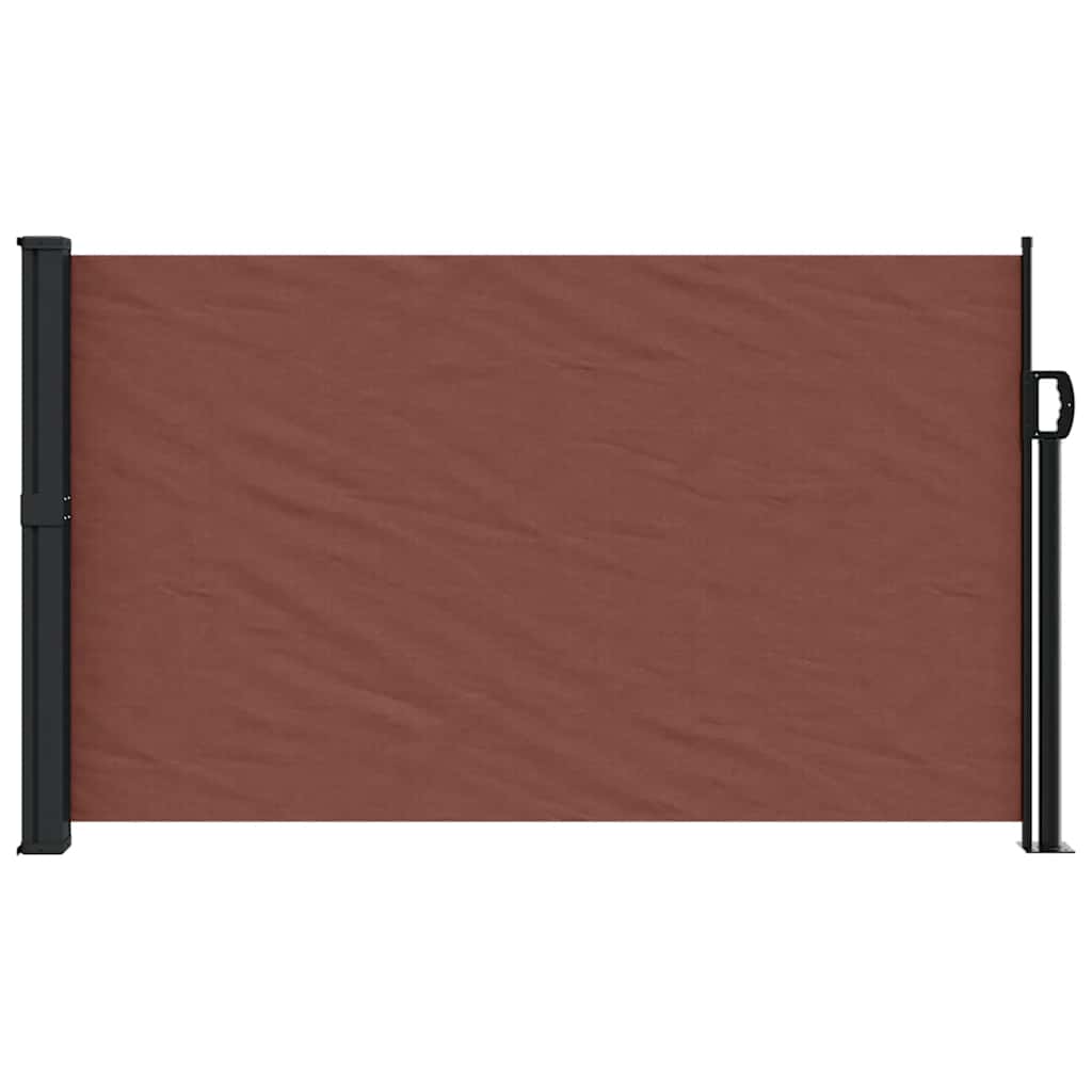 Toldo lateral retrátil 117x300 cm castanho
