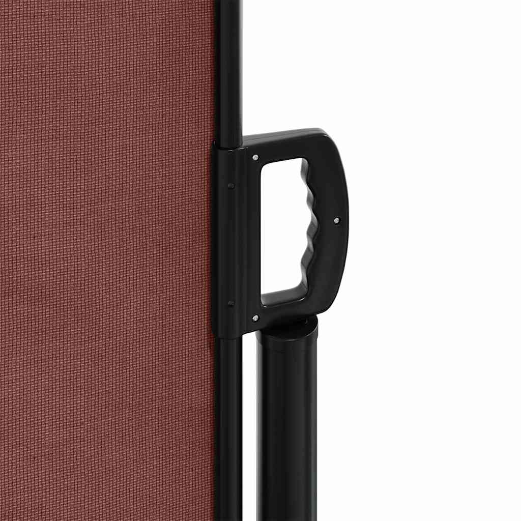 Toldo lateral retrátil 117x300 cm castanho