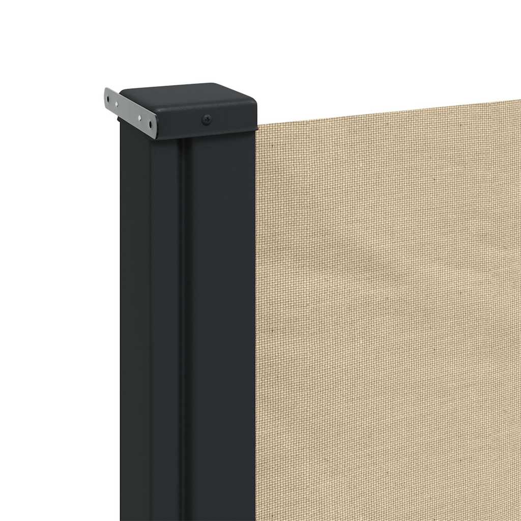 Toldo lateral retrátil 117x300 cm bege