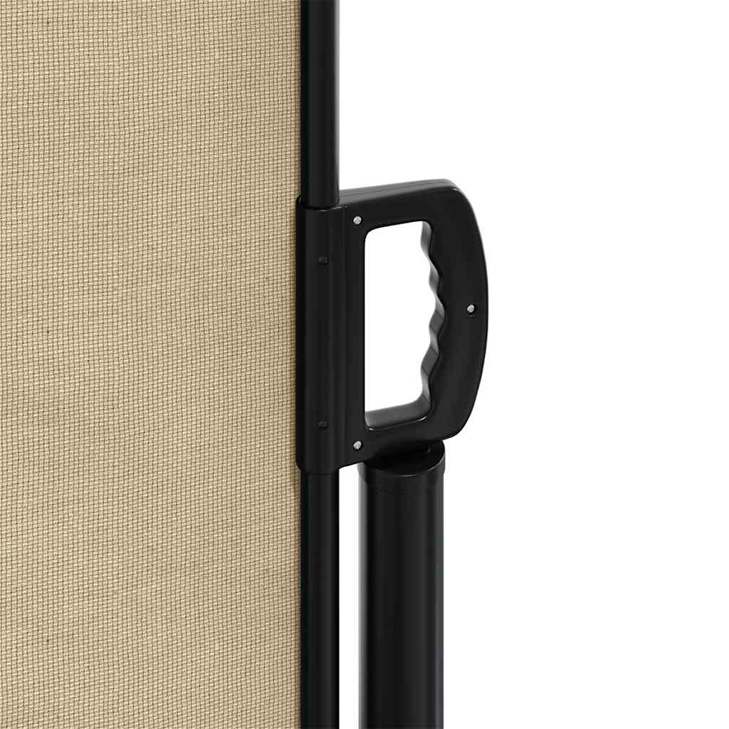 Toldo lateral retrátil 117x300 cm bege