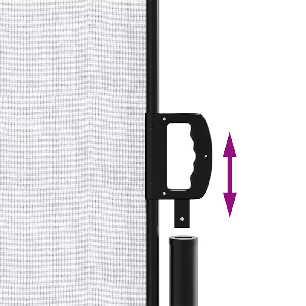 Toldo lateral retrátil 117x300 cm branco
