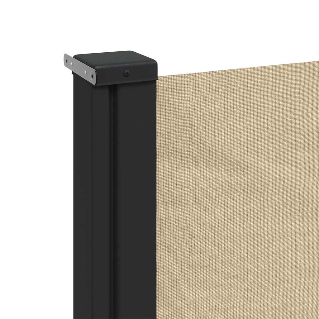 Toldo lateral retrátil 120x600 cm bege