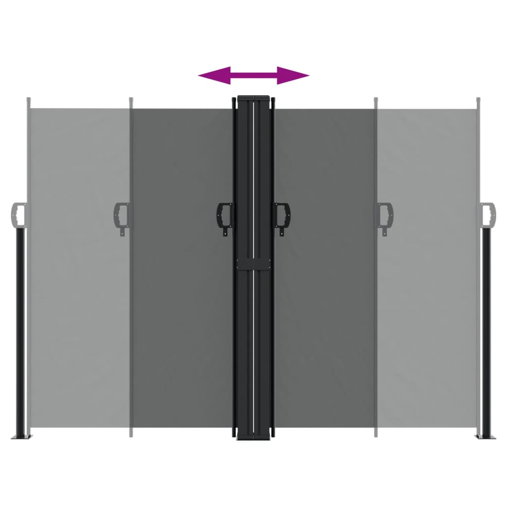 Toldo lateral retrátil 180x1200 cm antracite
