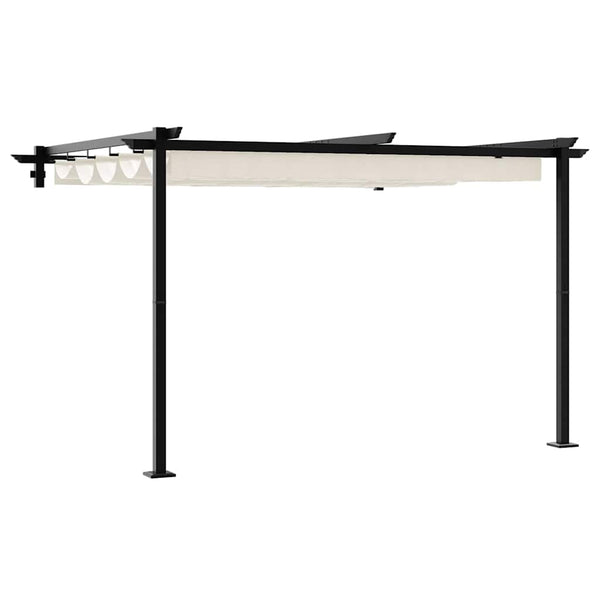 Gazebo Montado na Parede Creme Aço
