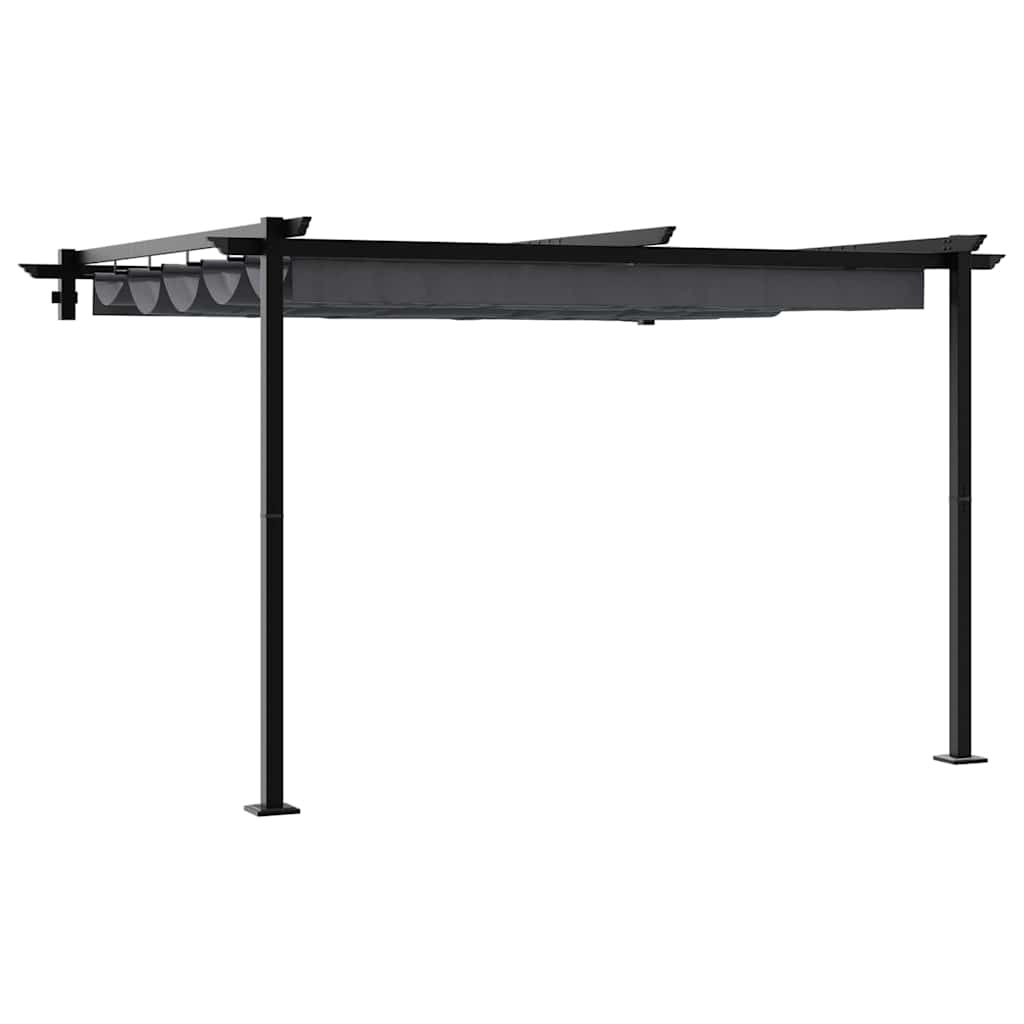 Gazebo Montado na Parede Antracite Aço