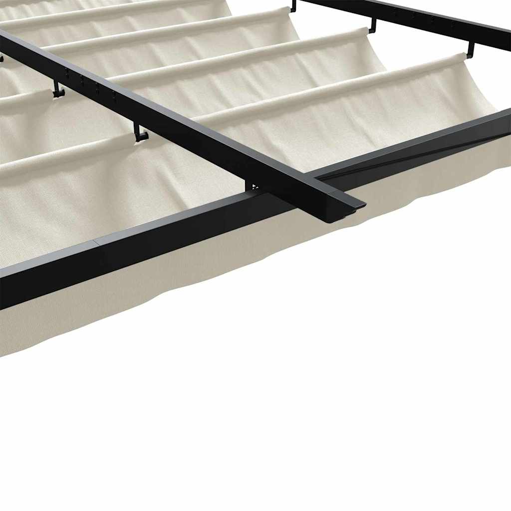 Gazebo Montado na Parede Creme Aço