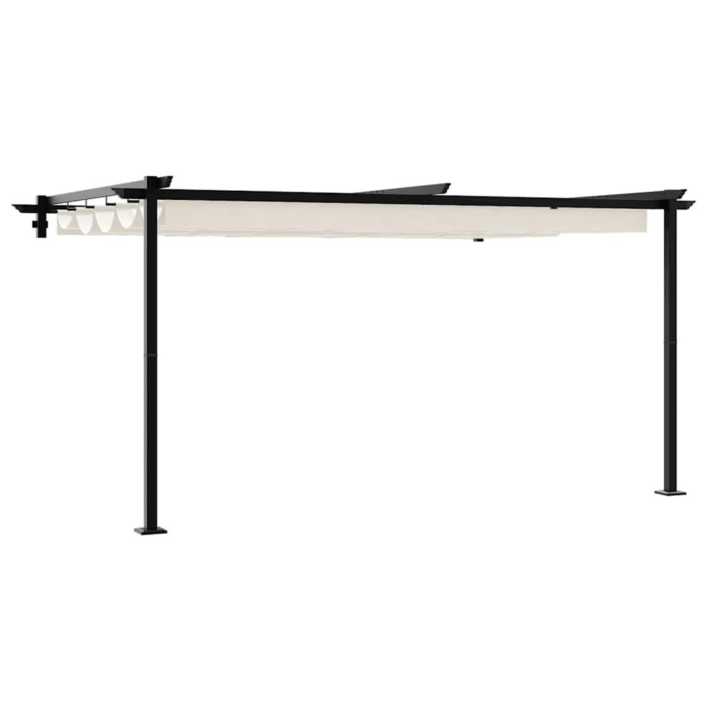 Gazebo Montado na Parede Creme Aço