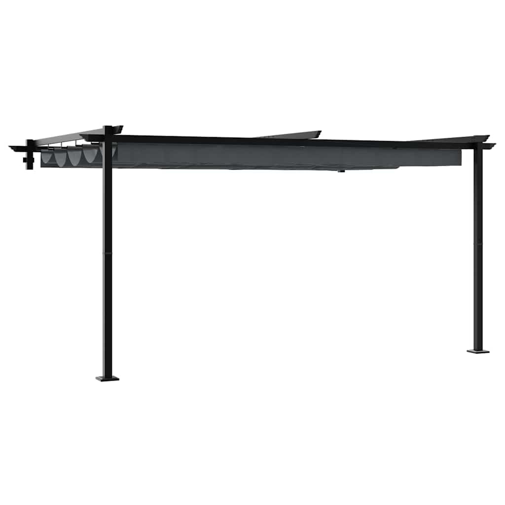Gazebo Montado na Parede Antracite Aço