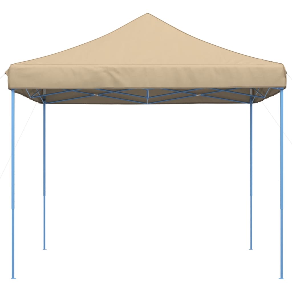 Tenda para festas pop-up dobrável 292x292x315 cm bege