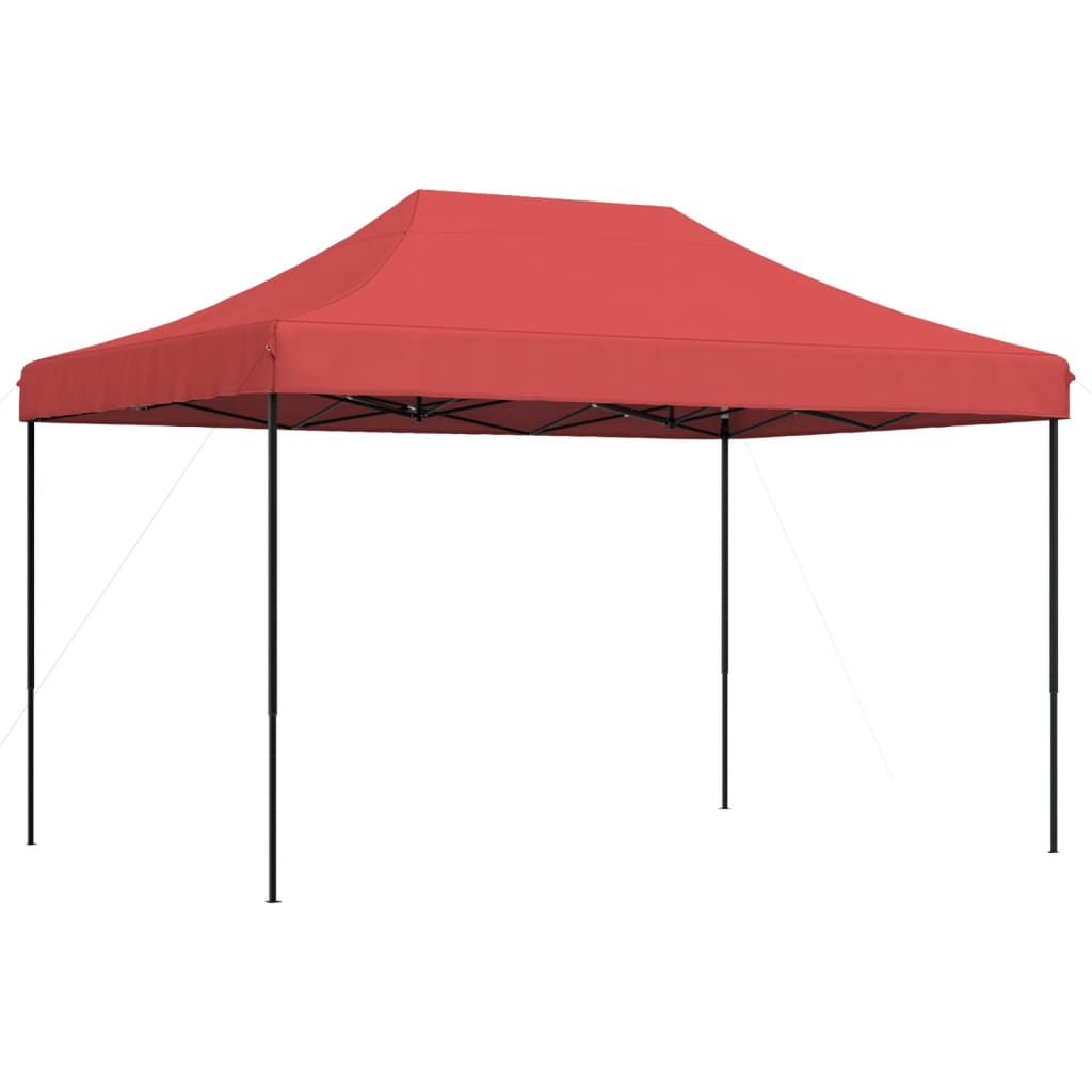 Tenda para festas pop-up dobrável 410x279x315 cm bordô