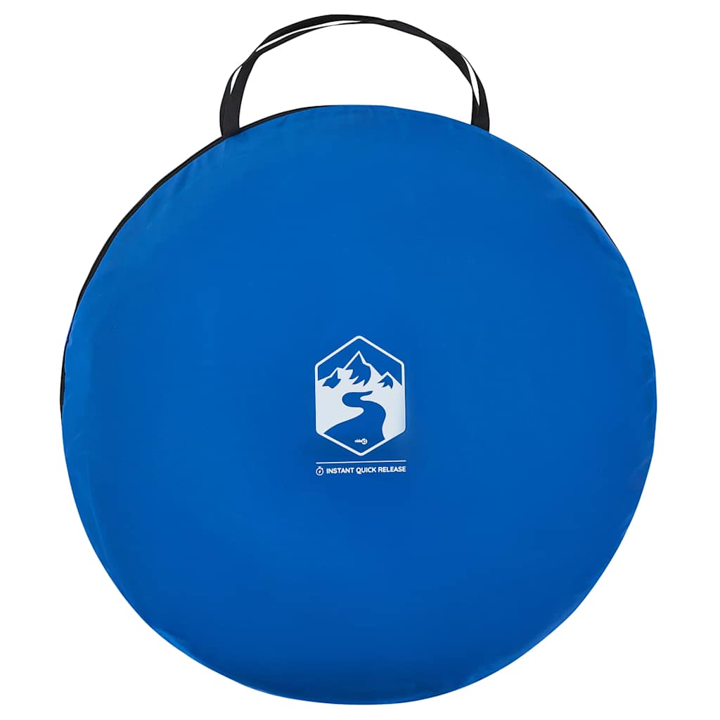 Tenda de praia pop-up impermeável azul ciano