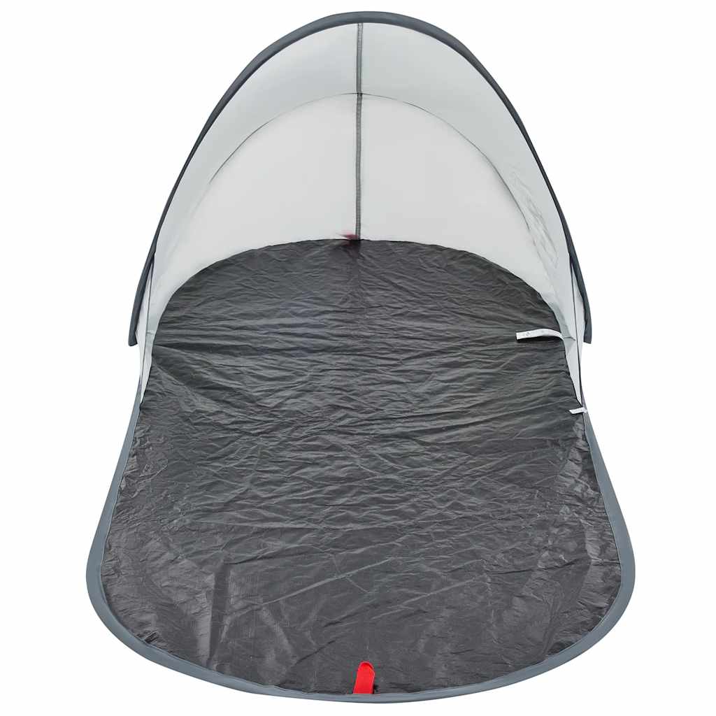 Tenda de praia pop-up impermeável cinzento