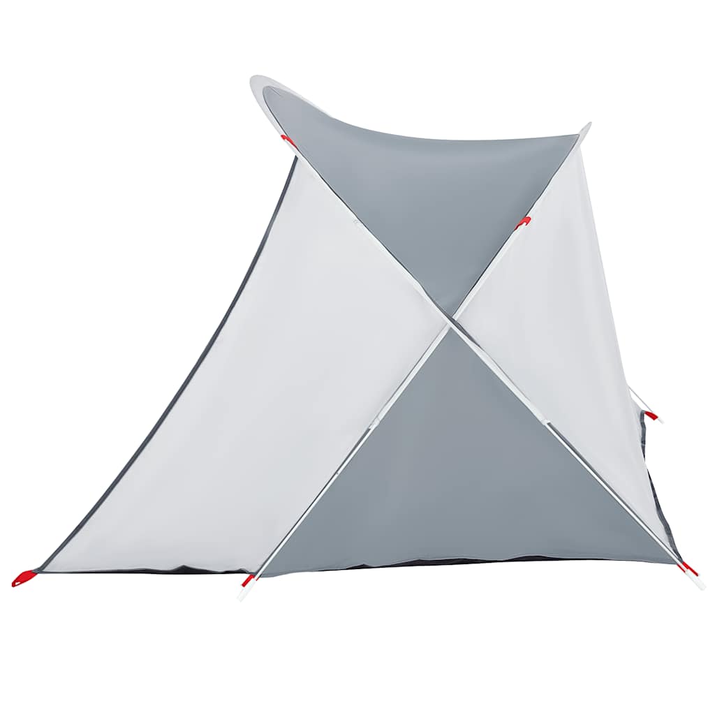 Tenda de praia 2 Pessoas pop-up impermeável cinzento