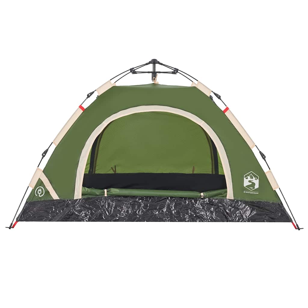 Tenda de campismo para 2 pessoas libertação rápida verde