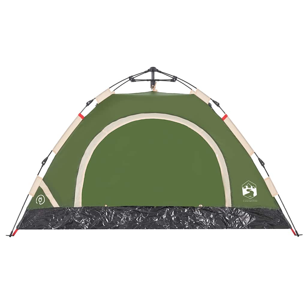 Tenda de campismo para 2 pessoas libertação rápida verde