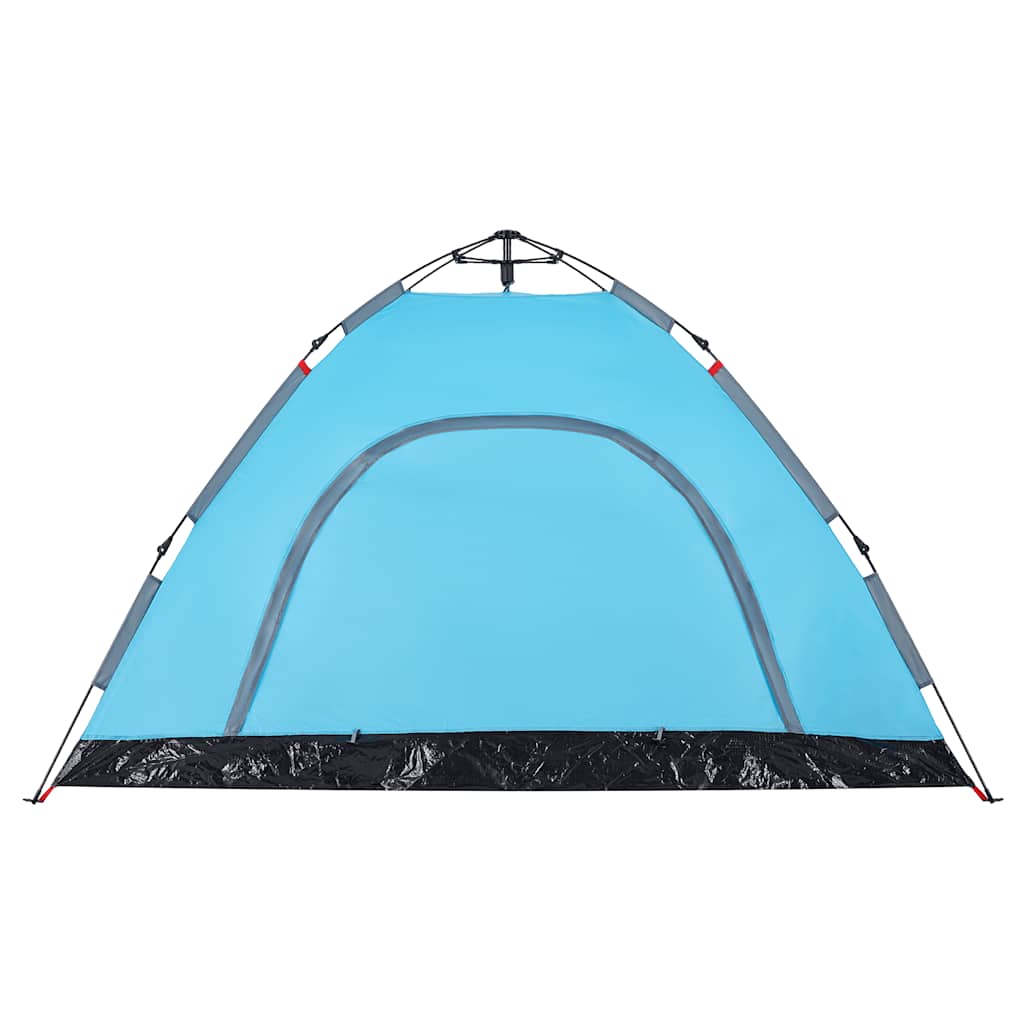 Tenda de campismo para 4 pessoas libertação rápida azul