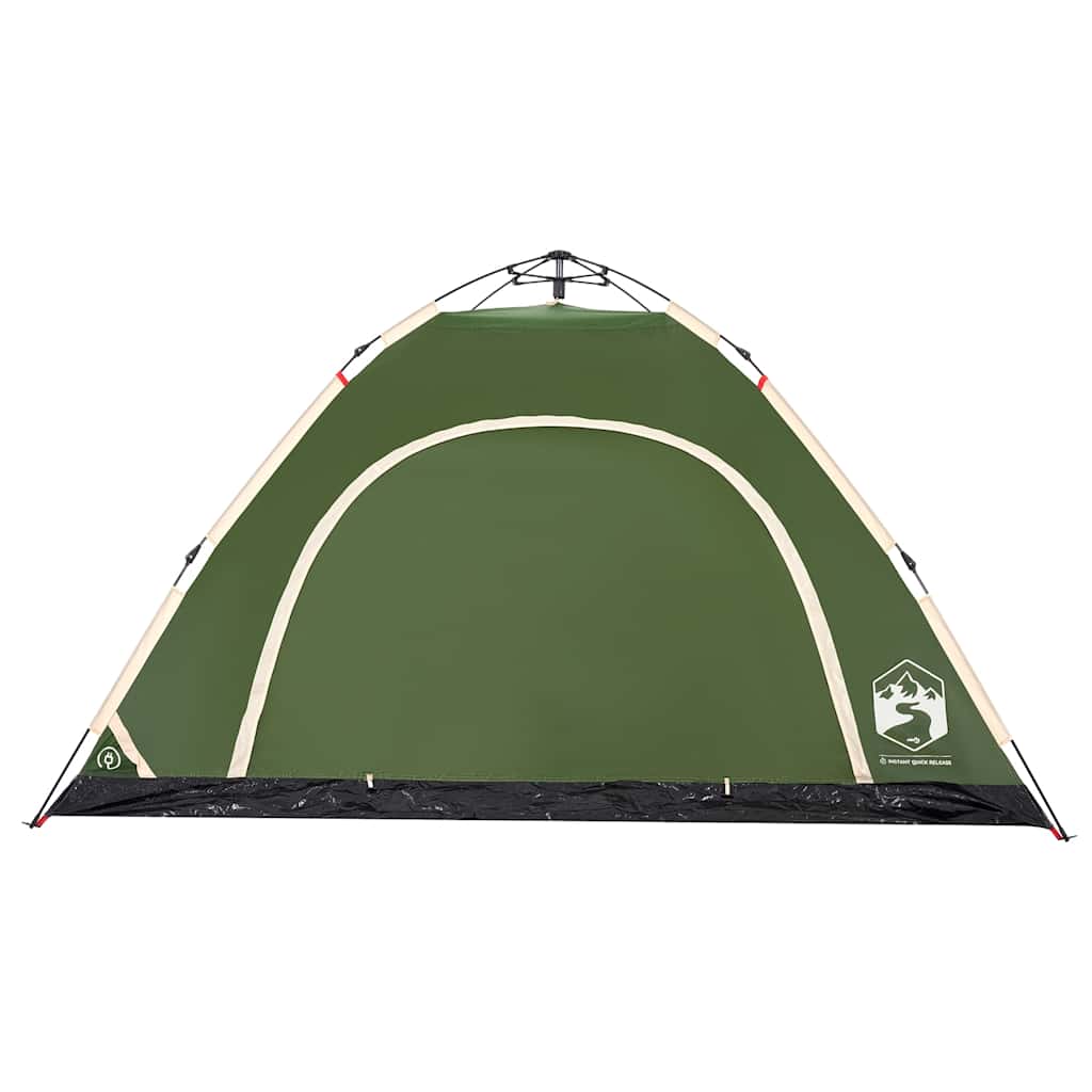 Tenda de campismo para 5 pessoas libertação rápida verde