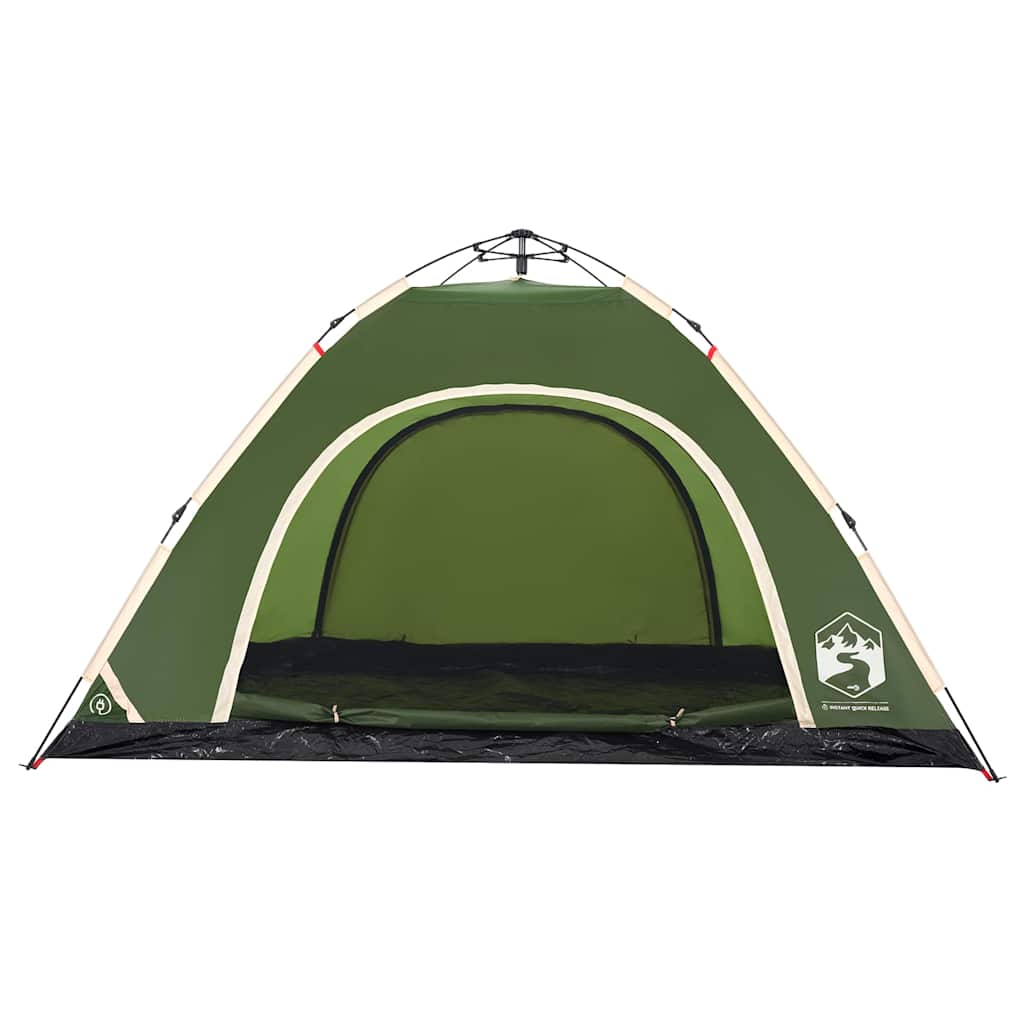 Tenda de campismo para 5 pessoas libertação rápida verde