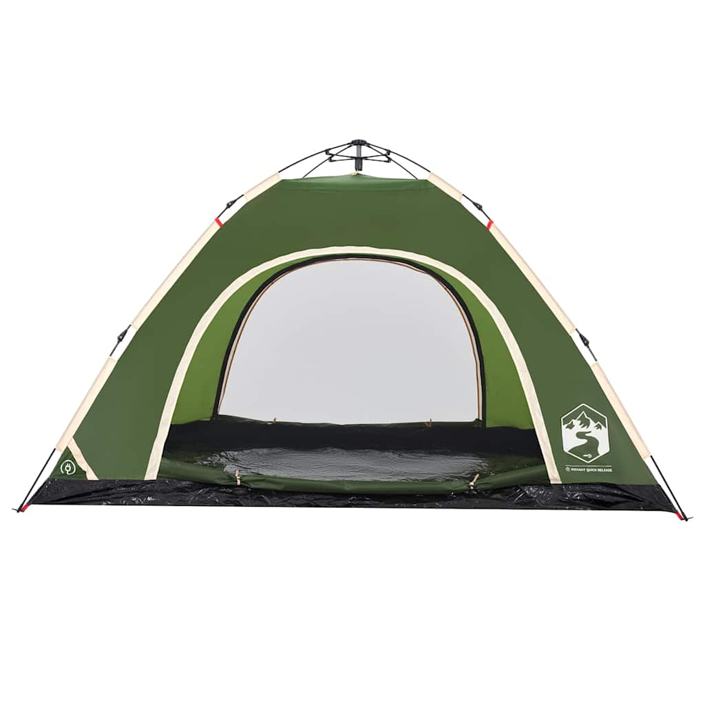Tenda de campismo para 5 pessoas libertação rápida verde