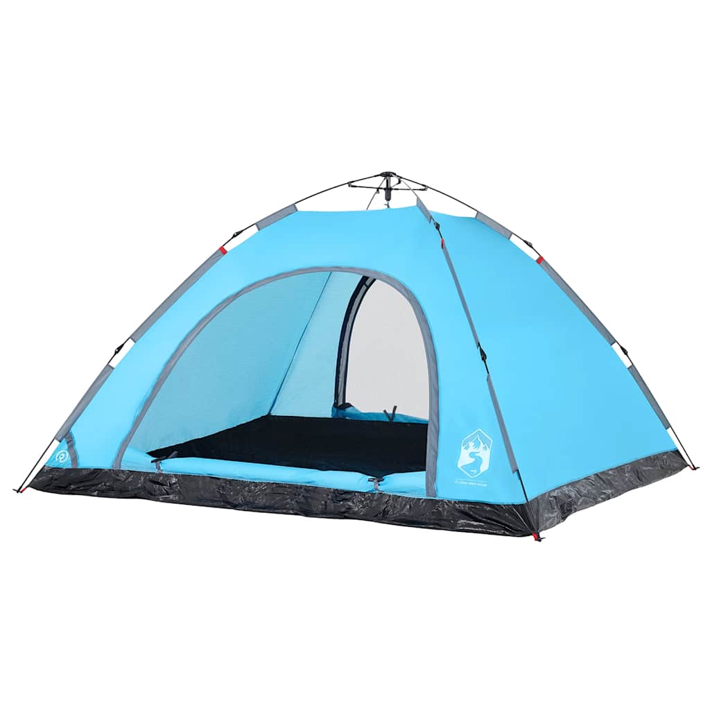 Tenda de campismo para 5 pessoas libertação rápida azul