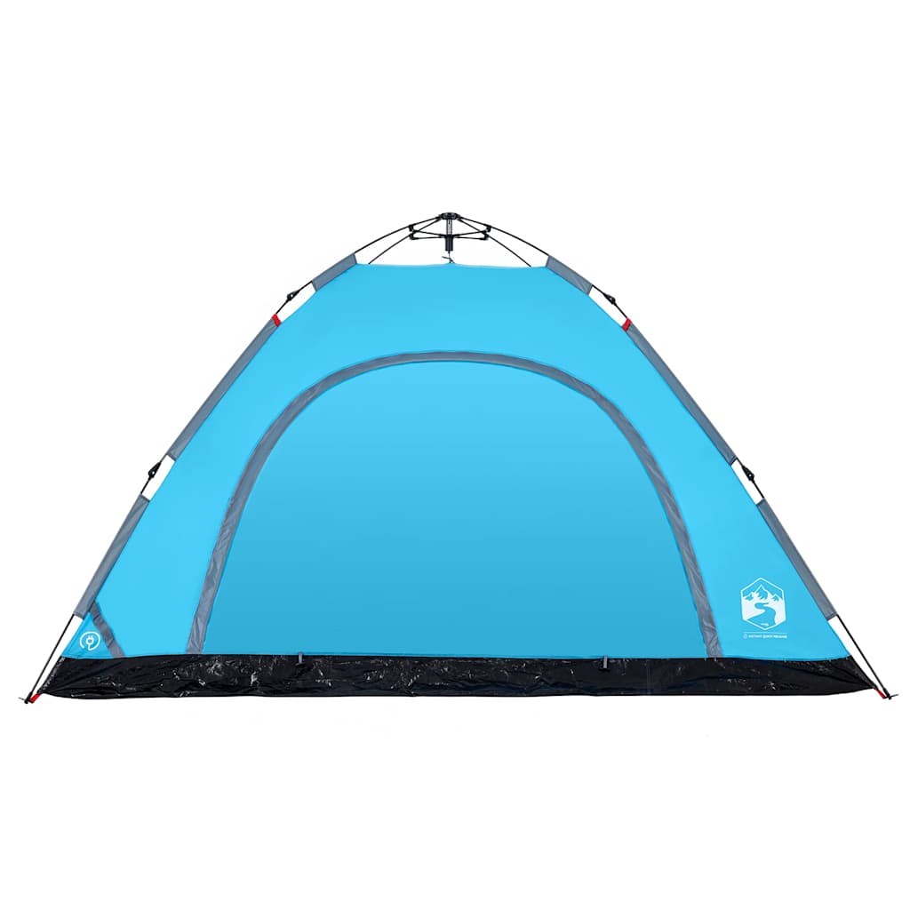 Tenda de campismo para 5 pessoas libertação rápida azul