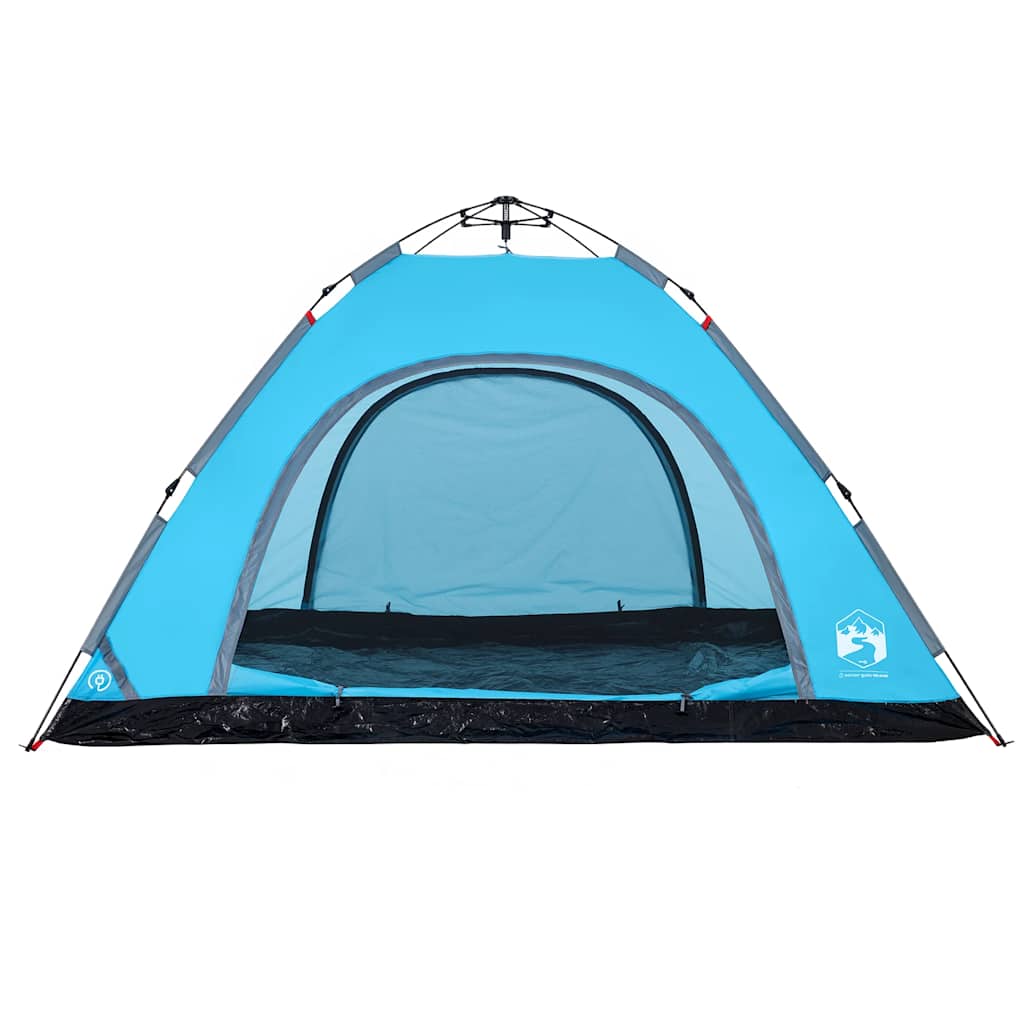 Tenda de campismo para 5 pessoas libertação rápida azul
