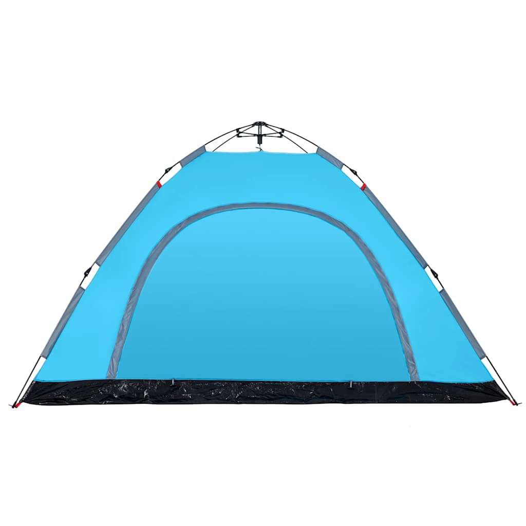 Tenda de campismo para 5 pessoas libertação rápida azul
