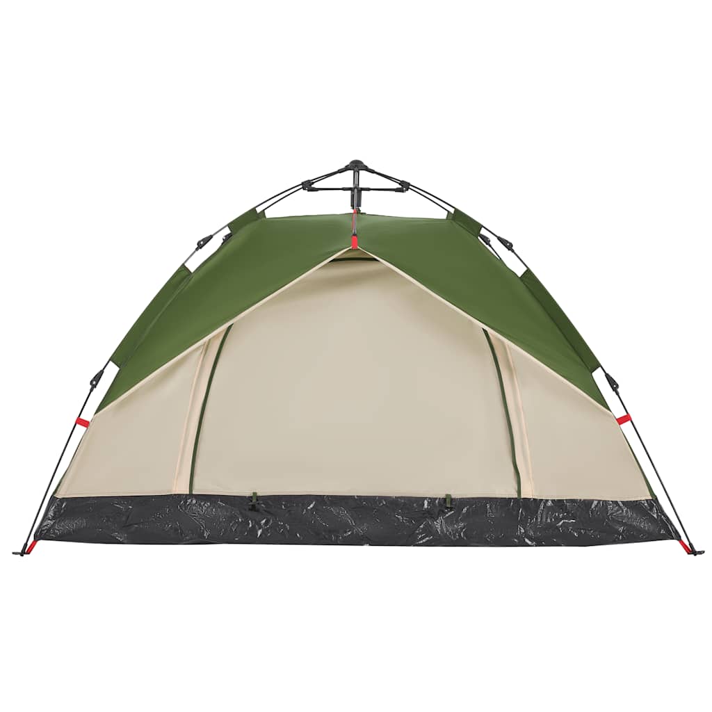 Tenda de campismo cúpula para 2 pessoas libertação rápida verde