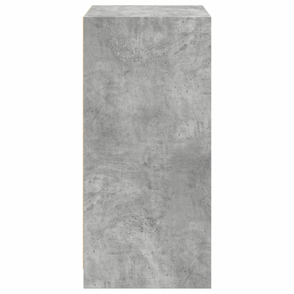 Roupeiro 48x41x102 cm derivados de madeira cinzento cimento