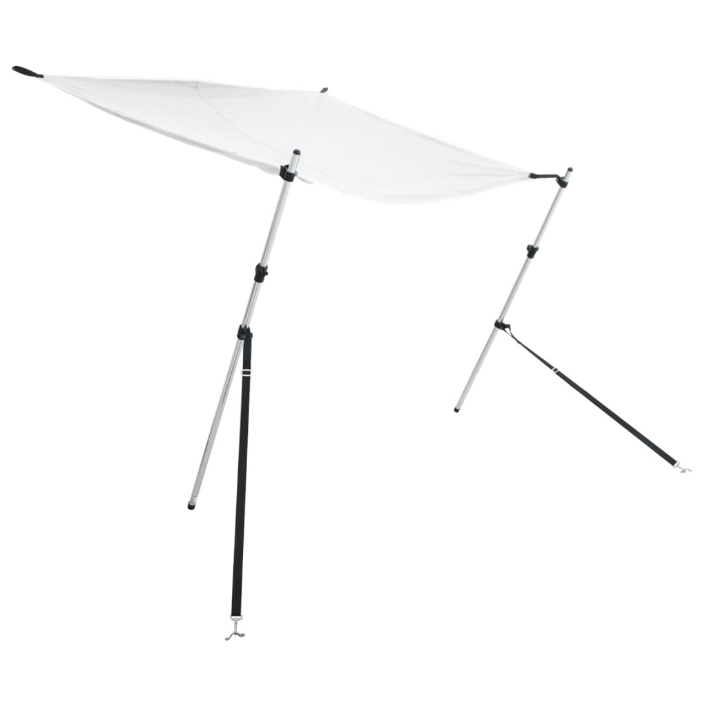 Conjunto extensão de toldo em T 170x170x(113-182,5) cm branco