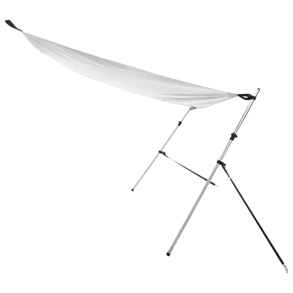 Conj. extensão de toldo em T 174x205x (115-194) cm branco