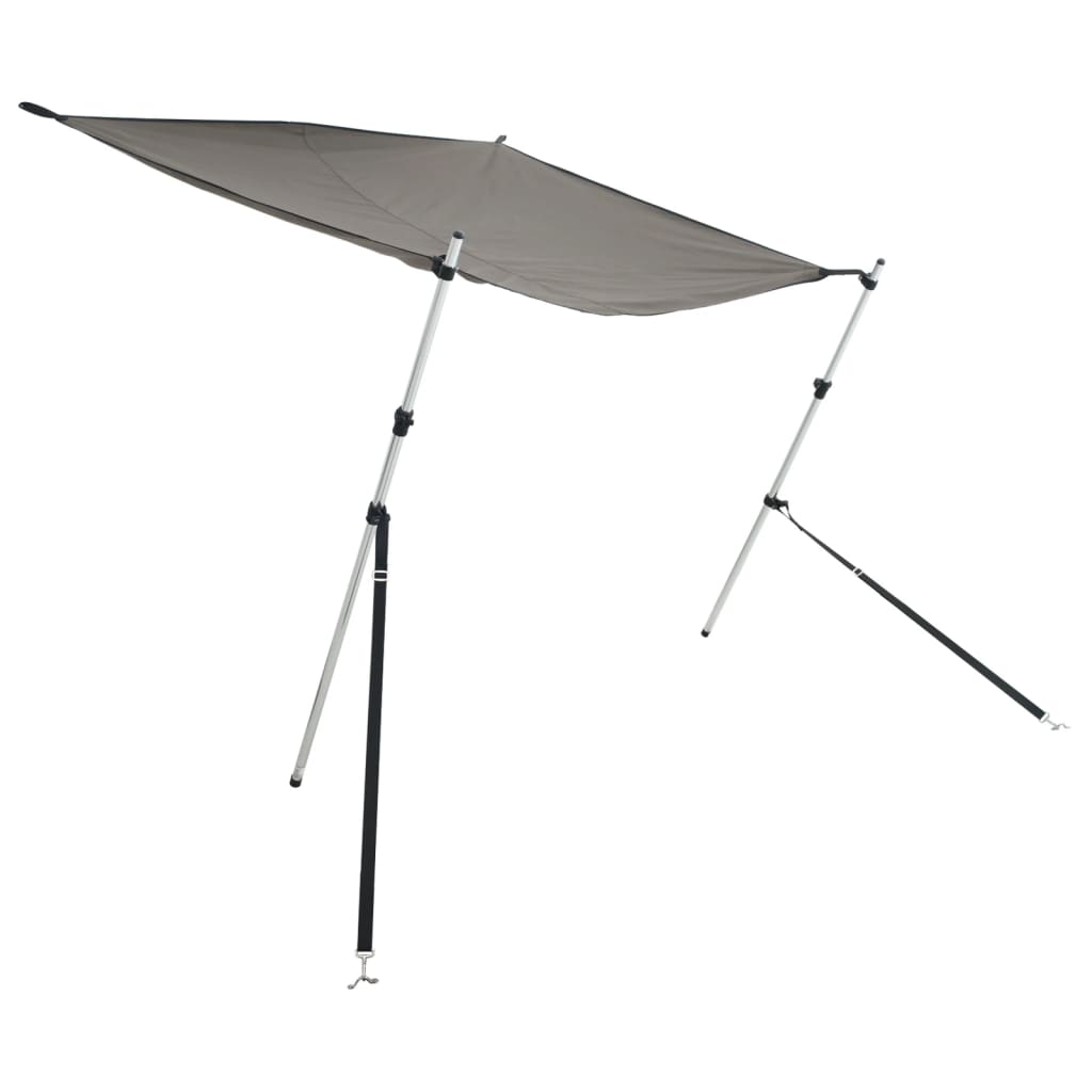 Conj. extensão de toldo em T 174x205x (115-194) cm antracite