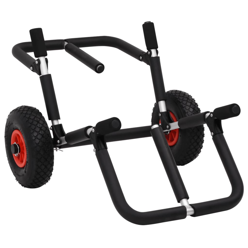 Carrinho de SUP para 2 pranchas de surf dobrável 90 kg alumínio