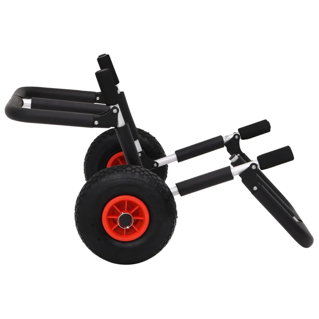 Carrinho de SUP para 2 pranchas de surf dobrável 90 kg alumínio