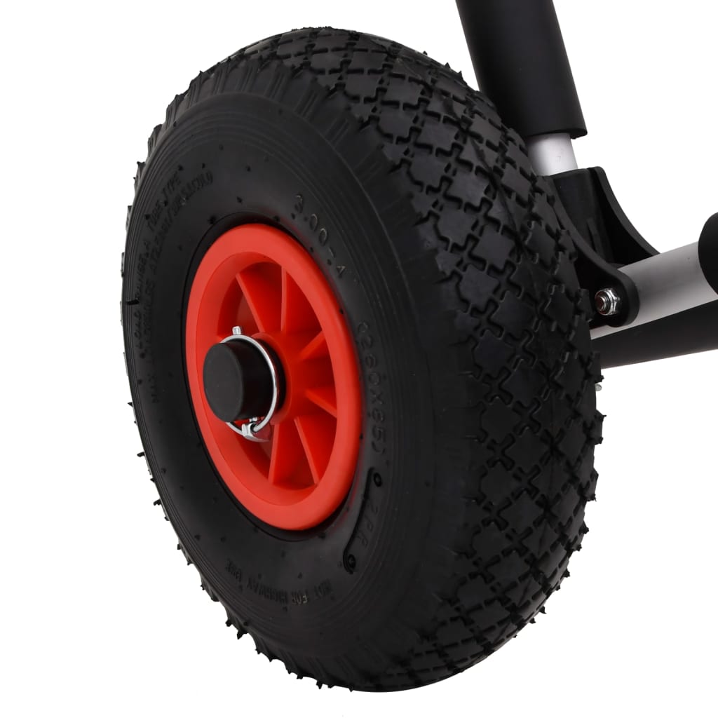 Carrinho de SUP para 2 pranchas de surf dobrável 90 kg alumínio