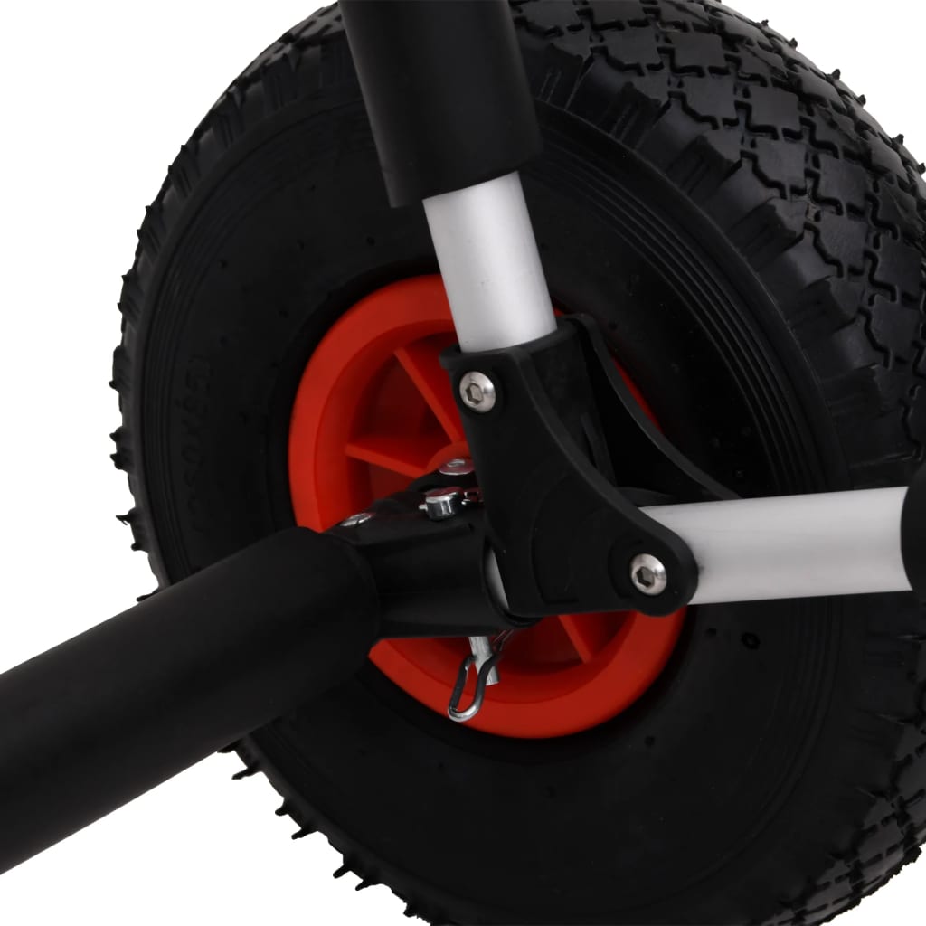 Carrinho de SUP para 2 pranchas de surf dobrável 90 kg alumínio