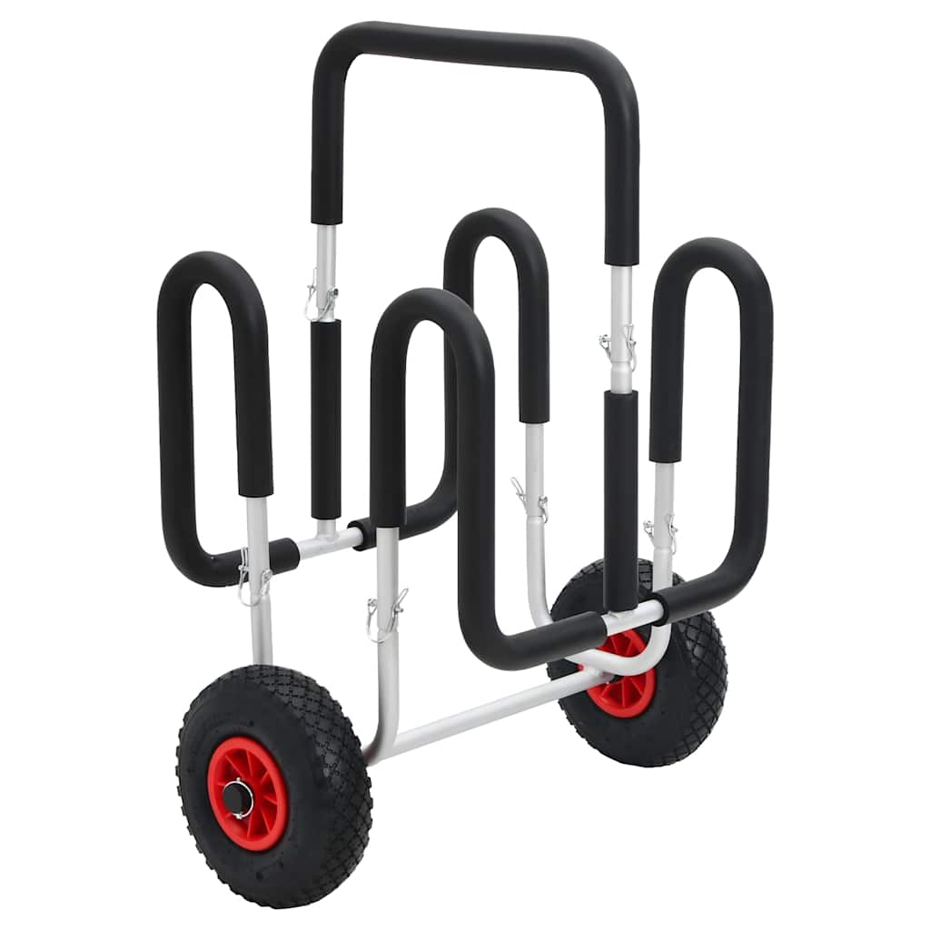 Carrinho de SUP para 2 pranchas de surf 90 kg alumínio