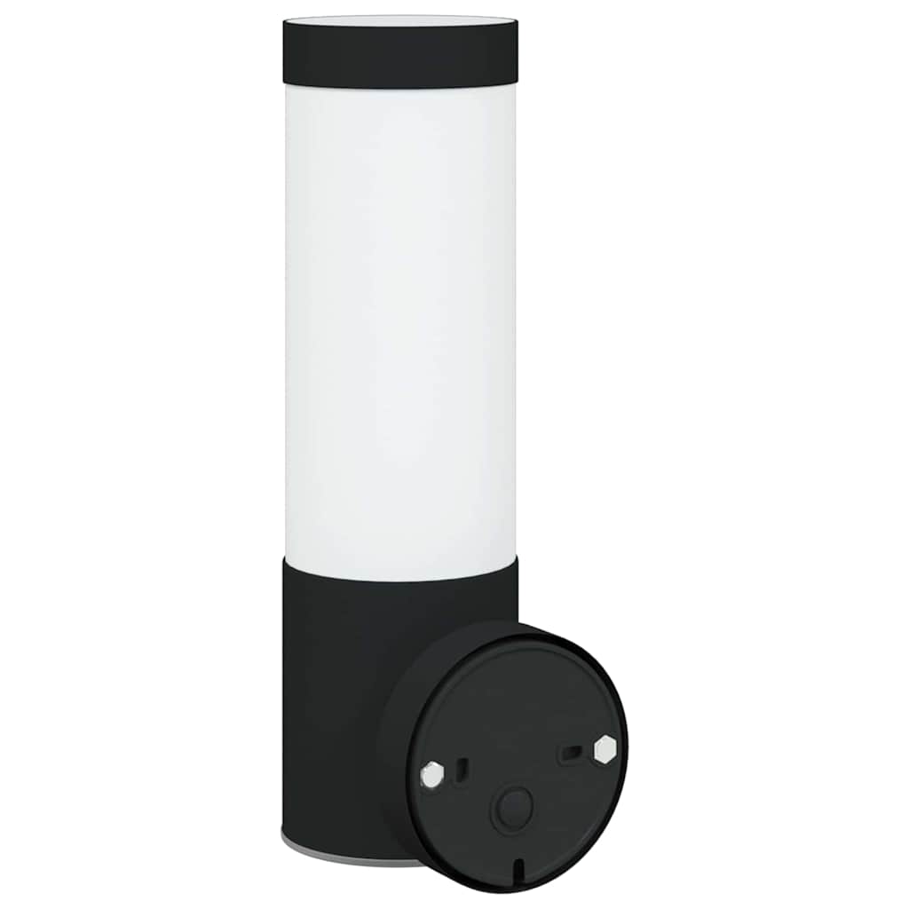 Candeeiro de parede exterior Preto 12 x 7.5 x 27 cm