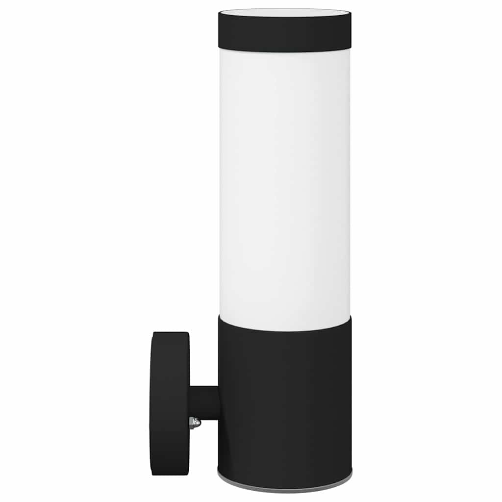 Candeeiro de parede exterior Preto 12 x 7.5 x 27 cm