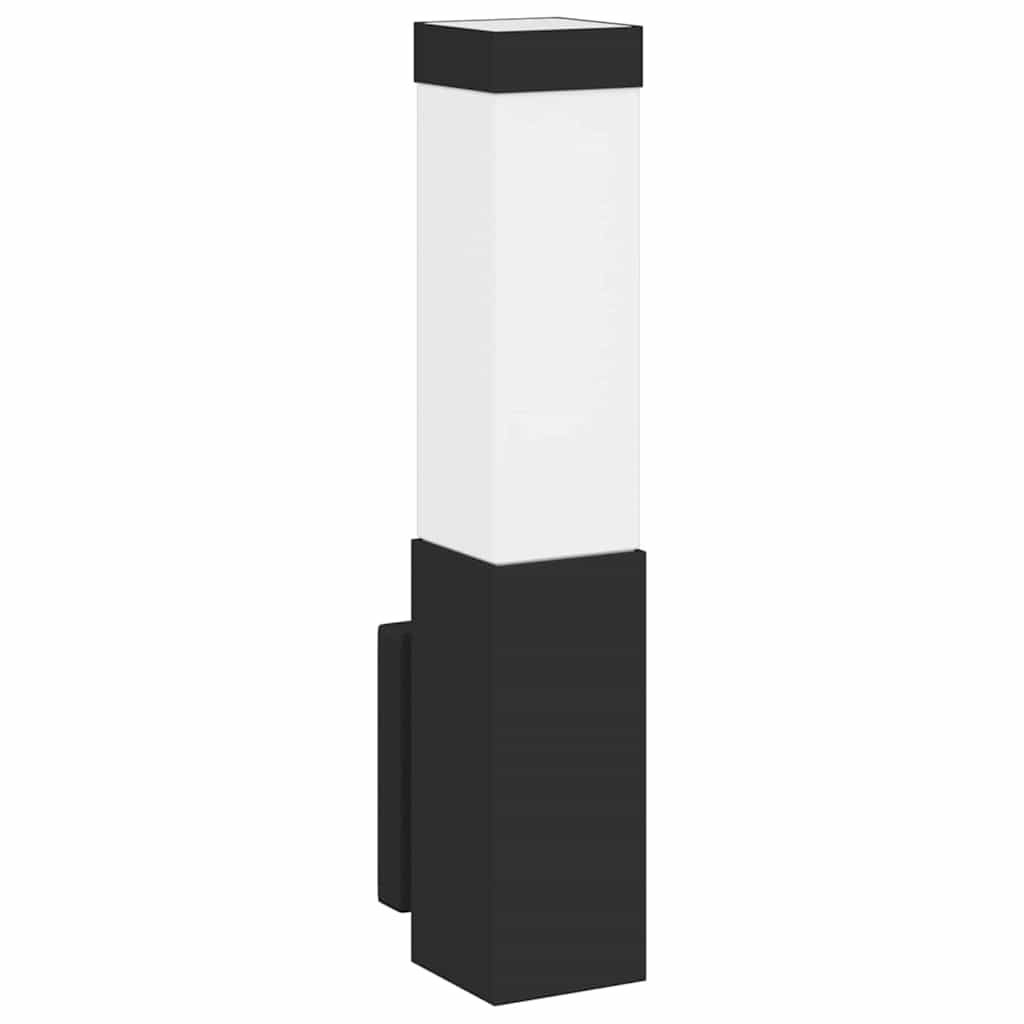 Candeeiro de parede exterior Preto 10.5 x 6 x 35 cm