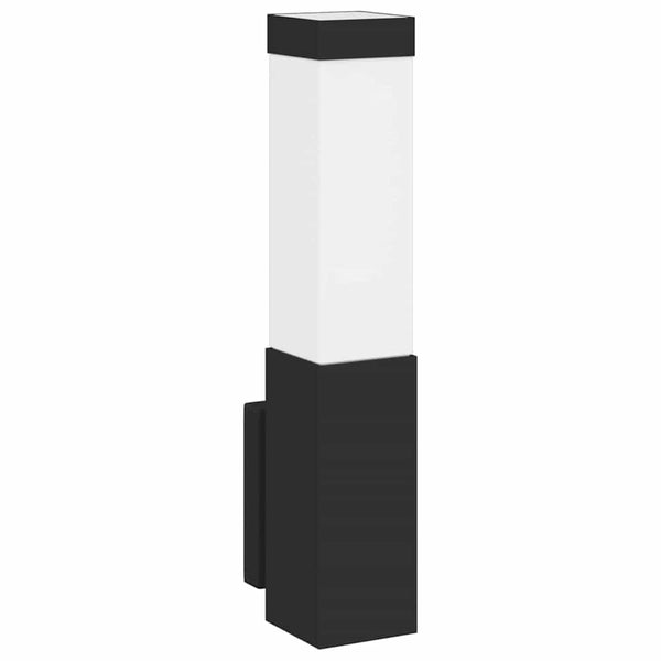 Candeeiro de parede exterior Preto 10.5 x 6 x 35 cm