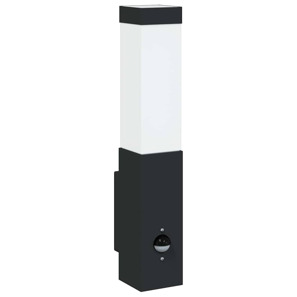 Candeeiro de parede exterior Preto 10.5 x 6 x 35 cm